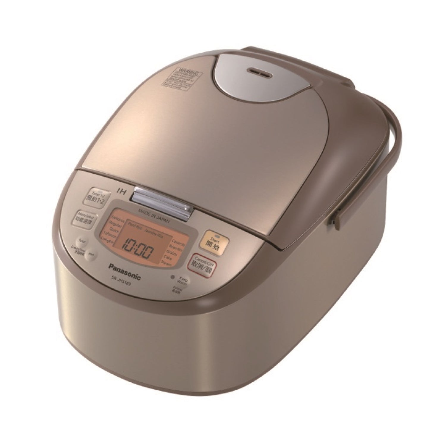 Panasonic 樂聲 SR-JHS189 1.8公升 IH磁應金鑽西施電飯煲