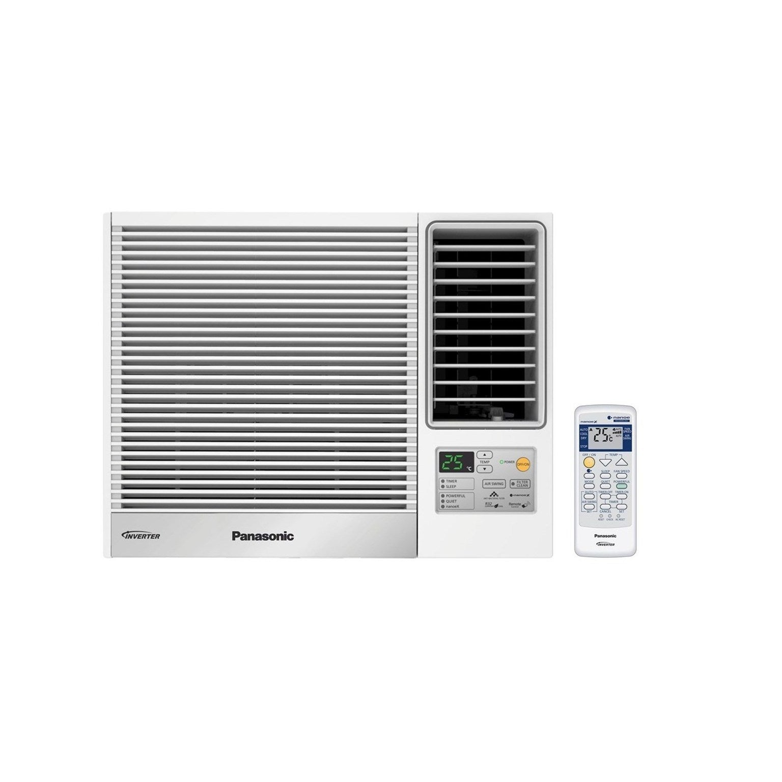 Panasonic 樂聲 CW-HU70ZA 3/4匹 R32雪種變頻式淨冷窗口冷氣機(附搖控)