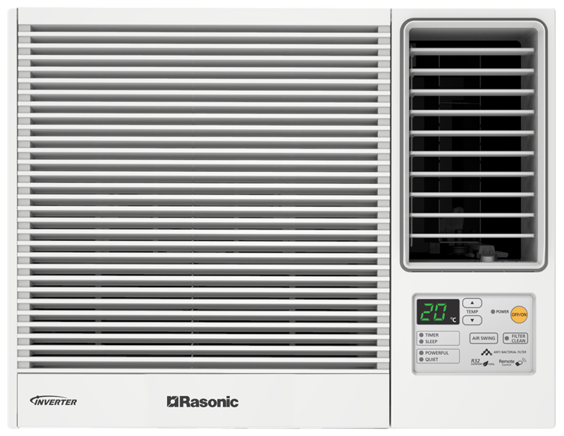 Rasonic 樂信 RC-HZ90Z 1匹 R32雪種變頻式冷暖窗口冷氣機(附搖控)