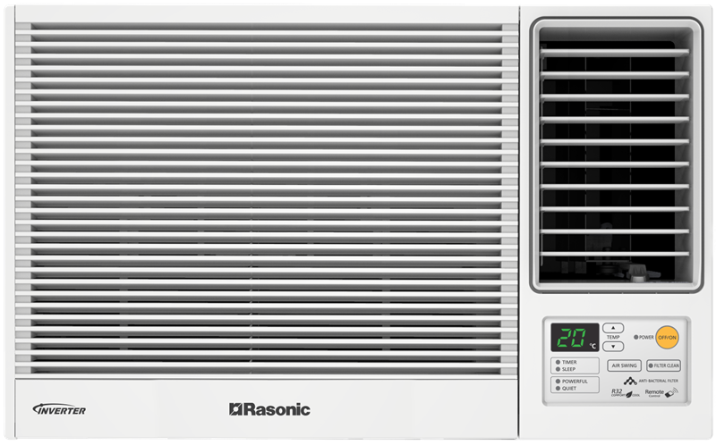 Rasonic 樂信 RC-HU120Z 1.5匹 R32雪種變頻式淨冷窗口冷氣機(附搖控)